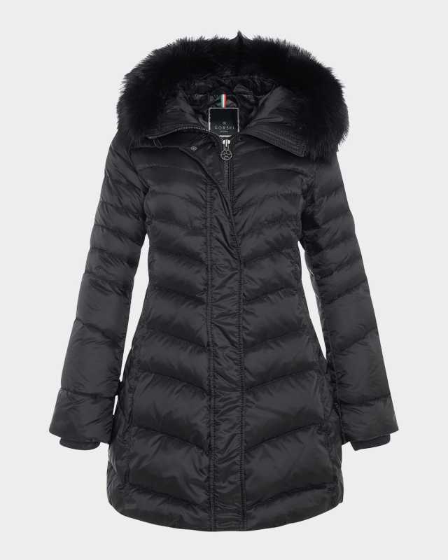 Apres-Ski Jacket With Detachable Toscana Lamb Shearling Hood Tri